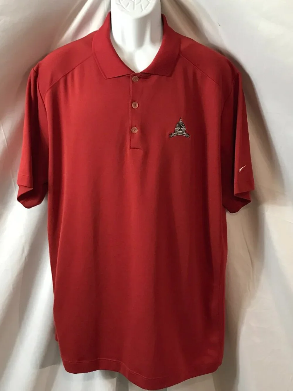 Nike AT&T National Congressional Golf Club Athletic Sport Cut Polo Shirt
